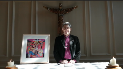 Bishop of Winchester offers a message of hope in the first online sermon